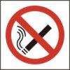 Sign 'No Smoking' Symbol Self Adhesive 100x100 (EACH)