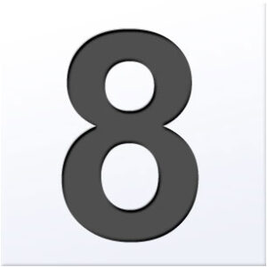 Numeral No 8 20mm SAA (EACH)