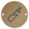 Pictogram Baby Change Room 75mm Dia PB (EACH)