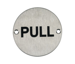 Sign Pull 75mm Dia SSS (EACH)