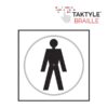 Male Sign Tactile 150x150 (EACH)