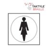 Female Sign Tactile 150x150 (EACH)