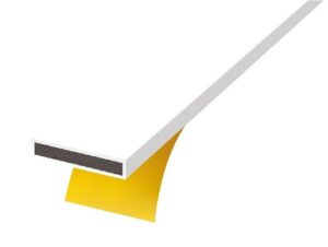 Intumescent Plain 2100x20x4mm Self Adhesive White (EACH)