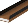 LORIENT Intumescent Twin Fin Smoke 2100x10x4 SA Brown (EACH)