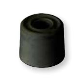 MAP HARDWARE Door Stop Floor Mount 27mm Black Rubber (EACH)