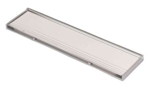 MAP HARDWARE 864-31 Letterplate 292mm Silver Frame SAA Flap (EACH)