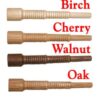 MILLER DOWEL O15D14-40 Oak Dowels 3.1/2x1/2in Size 2 (PK 40)
