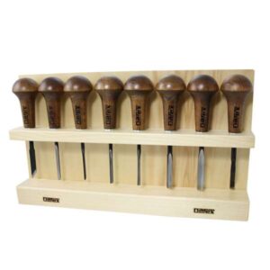 NAREX Carving Set In Wooden Rack 8 Piece (SET)
