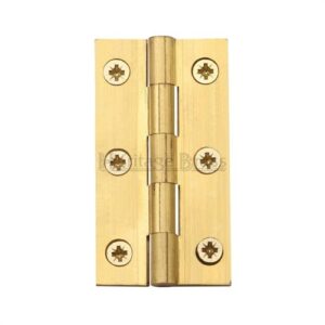 HERITAGE BRASS HG99-125-NB Solid Drawn Butt Hinge 75x40x2.5mm Br (HINGE)