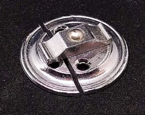 SAMUEL HEATH +P47/A CP Button On Plate 38mm CP (EACH)