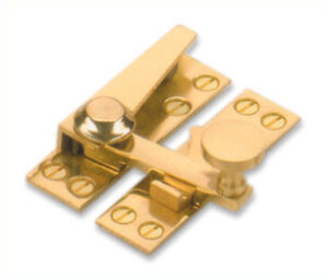 Sash Fastener Quadrant Arm Knob 70mm Pol Brass (EACH)