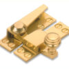 Sash Fastener Straight Arm Knob 70mm Pol Brass (EACH)