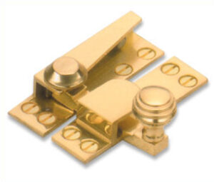 Sash Fastener Straight Arm Knob 70mm Pol Brass (EACH)