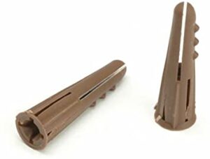 PLASPLUGS GP600 Plasplug Wall Plug 6mm Pk40 (PK20)