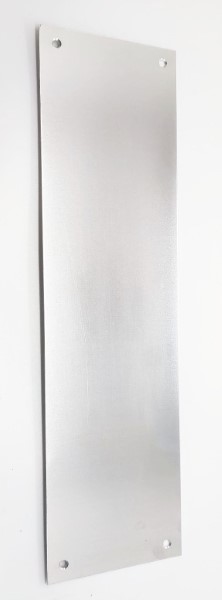 Push Plate 1.5mm 330x90mm Aluminium (EACH)