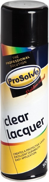 PROSOLVE Acrylic Lacquer Clear 500ml (EACH)