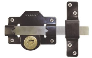 PERRY L27458 Long Throw Gate Lock Double 50mm Cylinder (EACH)