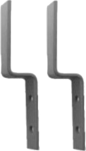 PERRY 112B Cranked Bracket C/w Coach Screws Galvanised (PAIR)