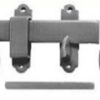 Gate Handle Latch Set 180mm Black (SET)