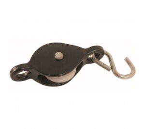 PERRY 1260 Line Pulley With Hook 38mm Nylon Wheel Bjp (EACH)