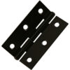 Light Steel Hinges 75mm Black (HINGE)