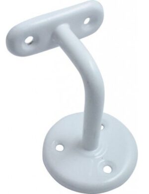 PERRY Handrail Bracket 63mm White (EACH)