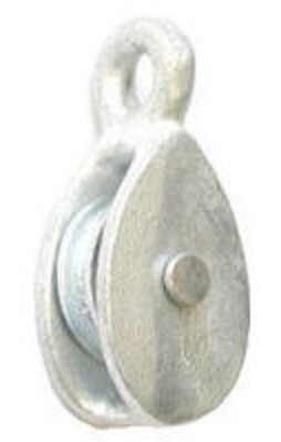 PERRY 261C Pulley Single Awning 50mm Galvanised (EACH)