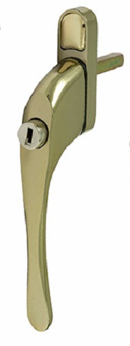 Upvc Window Handle Inline Fastener Lockg Gold (EACH)