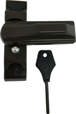 Upvc Window/door Jammer Lockable Brown (EACH)