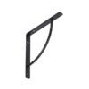 ROTHLEY D Shape Bracket 230x230mm Black (EACH)