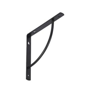 ROTHLEY D Shape Bracket 230x230mm Black (EACH)