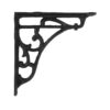 Ornate Bracket 150x150mm Matt Black (EACH)