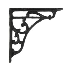 Ornate Bracket 150x150mm Matt Black (EACH)