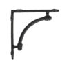 Rustic Arch Bracket 150x150mm Matt Black (EACH)