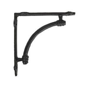 Rustic Arch Bracket 270x270mm Matt Black (EACH)