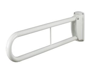 Fold Down Arm 35mm Dia Powder Coated White (EACH)