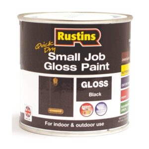 RUSTINS Small Job Quick Drying Black Gloss 250ml (EACH)