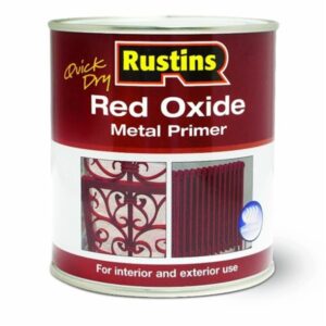 RUSTINS Qd Red Oxide Metal Primer Int/ext 250ml (EACH)