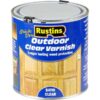RUSTINS Quick-Drying Ext Varnish Clear Satin 1.0l (EACH)