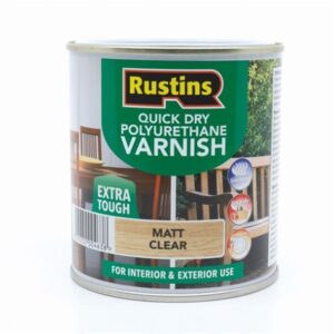 Varnish Quick Drying Poly Clear Matt Int/Ext 500ml (EACH)