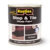 RUSTINS Qucik Dry Step & Tile Black Int/ext 250ml (EACH)