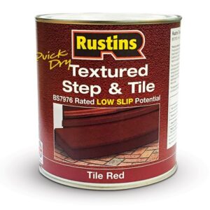 Qd Textured Step & Tile Paint Gloss Red 500ml (EACH)