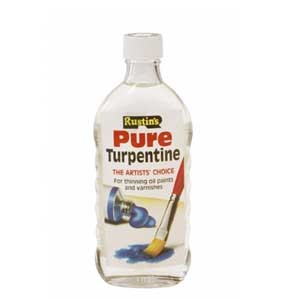 RUSTINS Turpentine Pure 300ml (EACH)