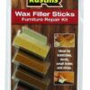 BRIWAX Wax Filler Repair Stick Kit Medium Pk4 (PK 4)