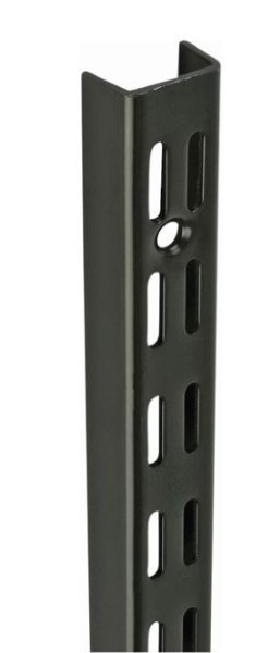 Twinslot Upright 1980mm (78in) Black (EACH)