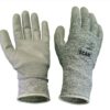 SCAN SCAGLOCUT5XL Gloves Grey Pu Coated Cut 5 XL (PAIR)