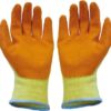SCAN Gloves Rubber Cotton Yellow / Orange (PAIR)