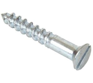 WoodScrew CSK 10x1.1/2 Brass/CP (EACH)