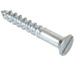 WoodScrew CSK 10x1.1/4 Brass/CP (EACH)
