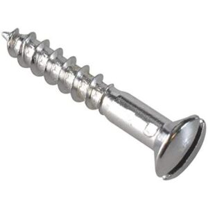 WoodScrew Raised 8x3/4 Brs CP (EACH)